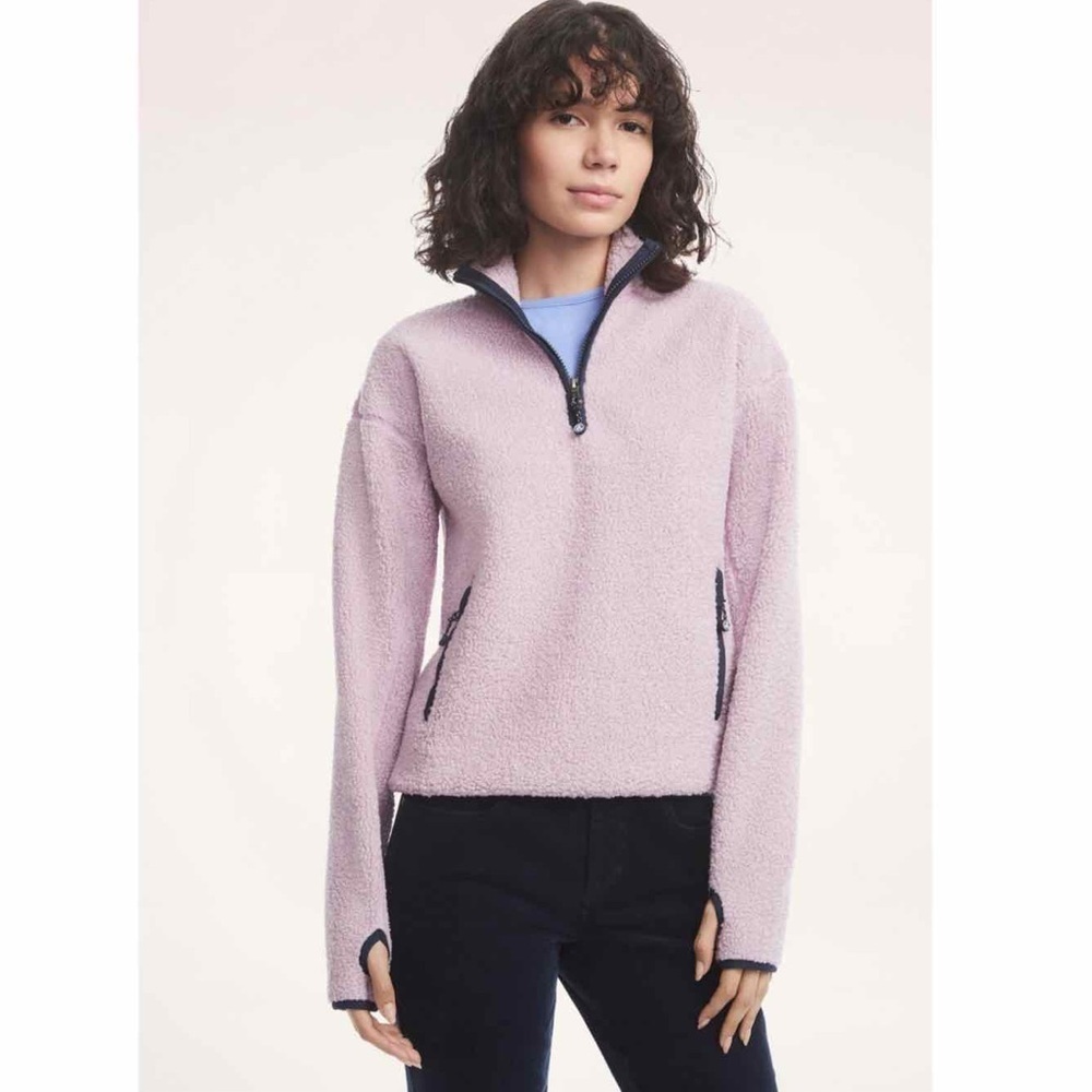 Brooks Brothers Lilac Fleece Jacket